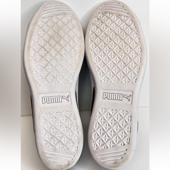 Puma Women's Vikky Soft Foam Comfort Casual Suede Sneakers Grey/White Sz 7 LKNW - Picture 15 of 16